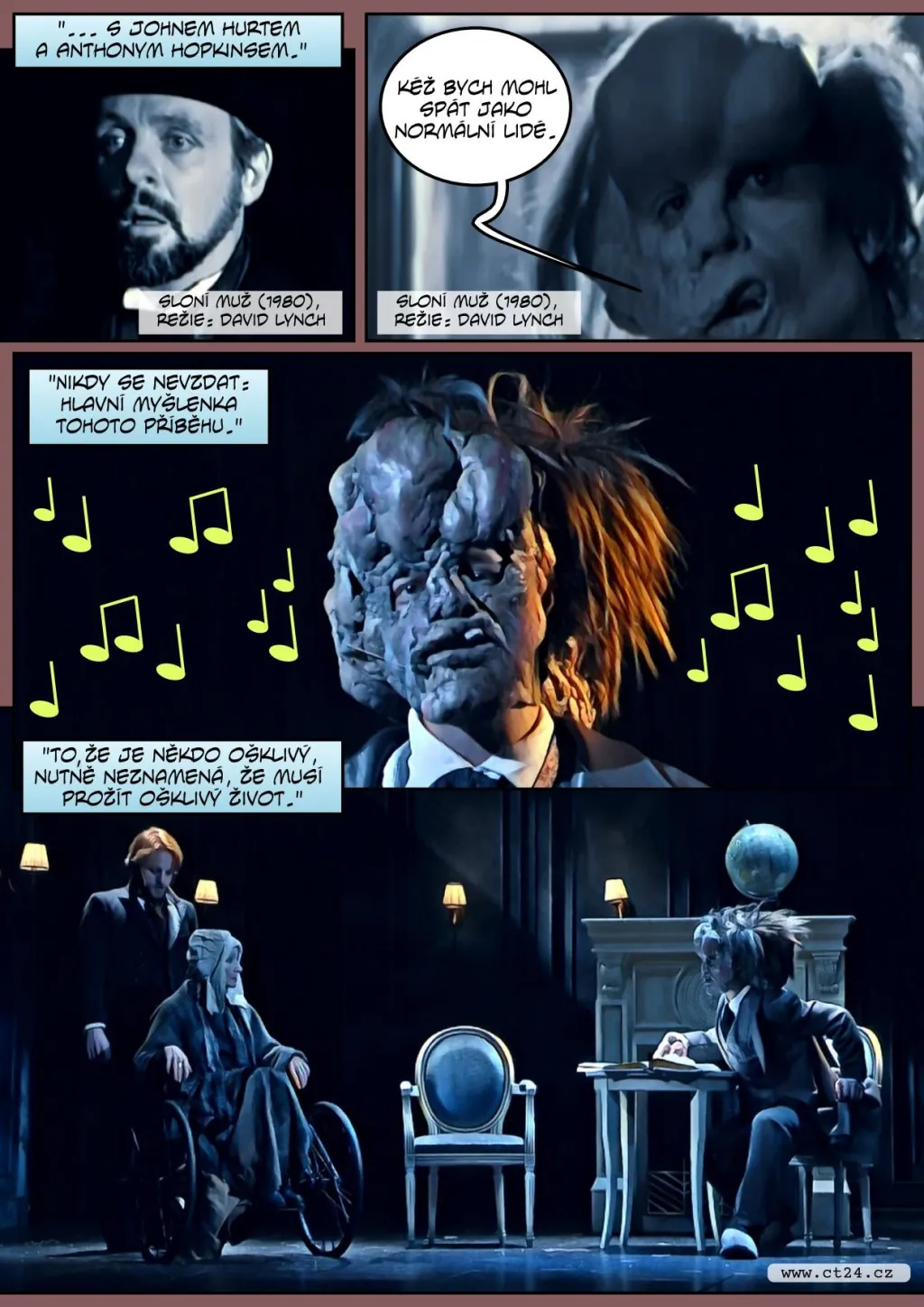 Příběh Sloního muže vznikl jako muzikál