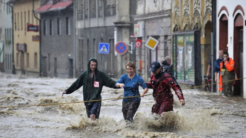 Chrastava - povodně 2010