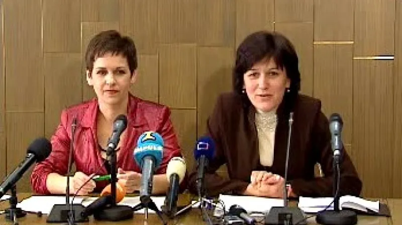 Věra Jakubková a Olga Zubová