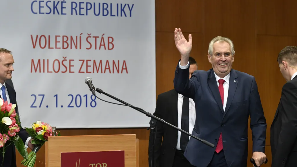 Vítěz Miloš Zeman - pro speciál