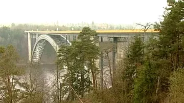 Žďákovský most přes Orlickou přehradu