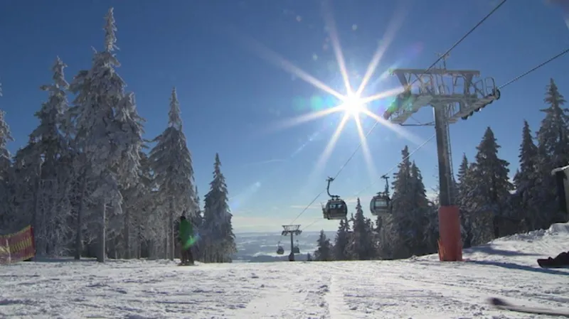 Sjezdovka v Krkonoších