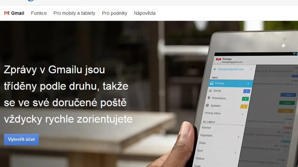 Elektronická pošta Gmail