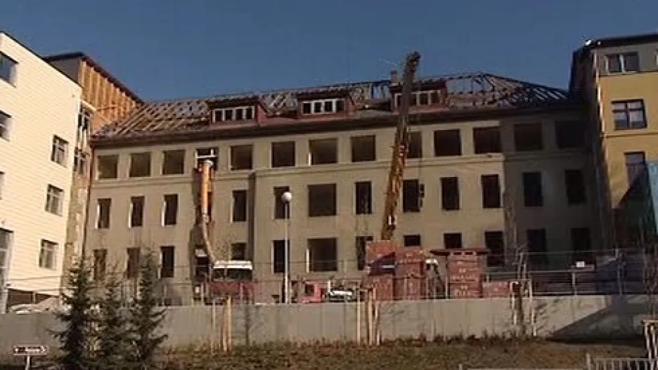 Výstavba nemocničních pavillonů