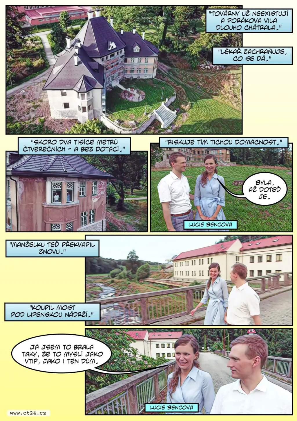 Lékař po večerech rekonstruuje vilu