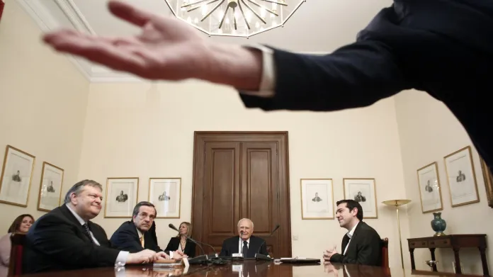 Jednání o nové řecké vládě