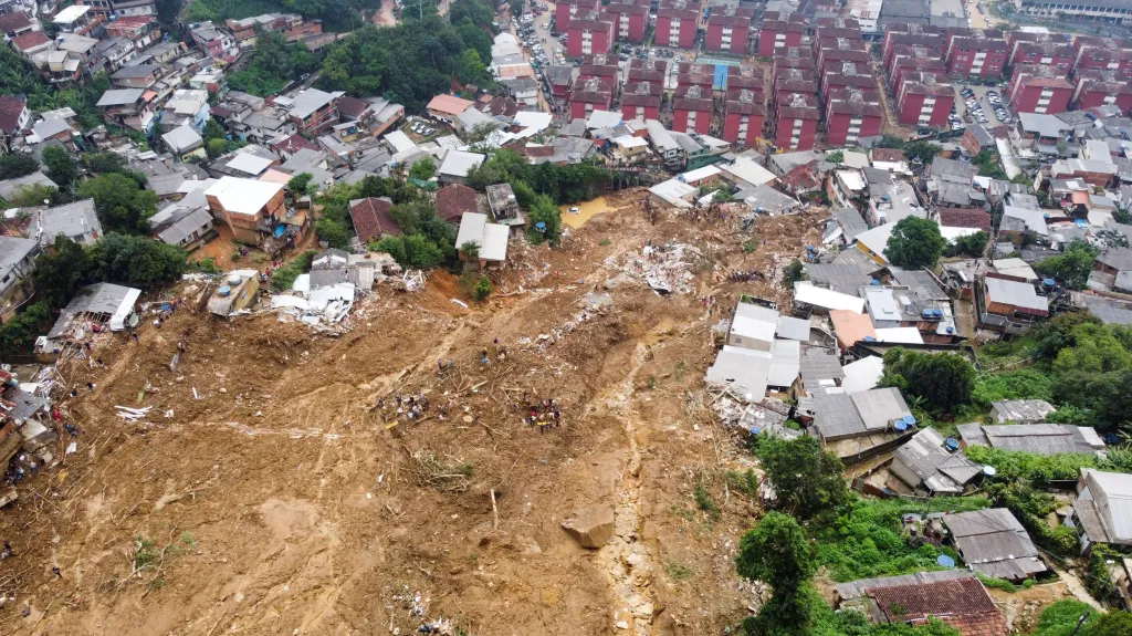 Přívalové deště způsobily v Brazílii další sesuvy půdy