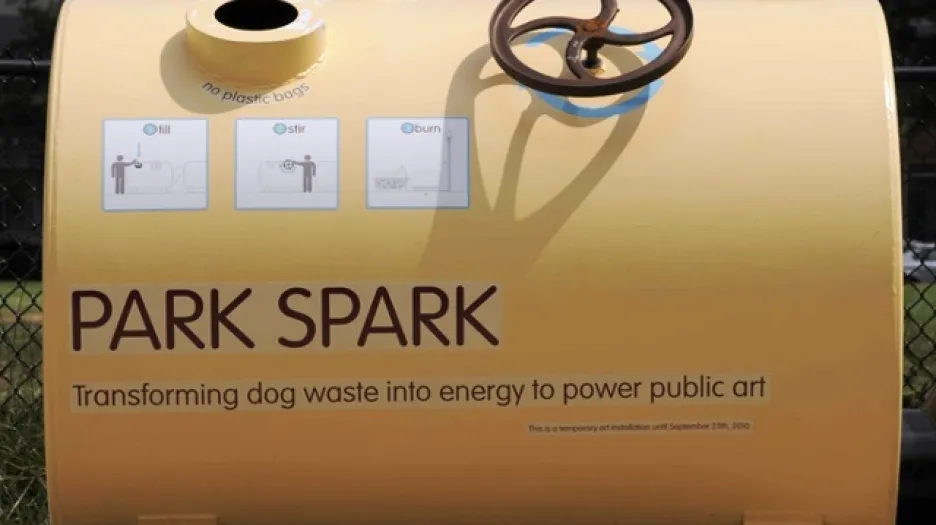 Recyklátor psích výkalů Park Spark