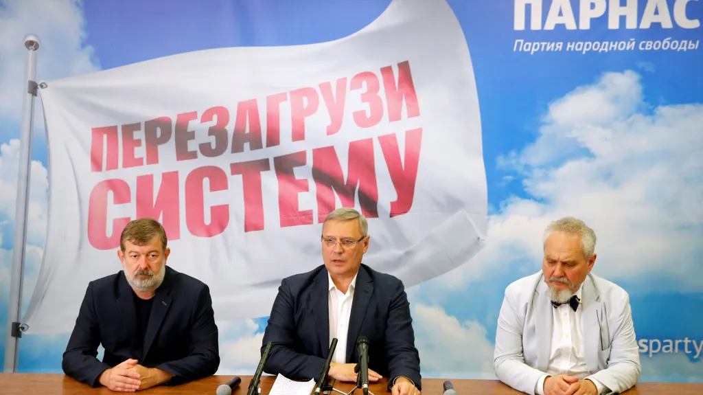 Představitelé ruské opoziční strany PARNAS