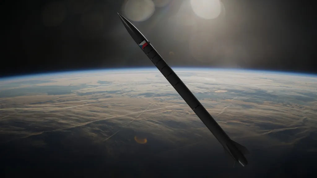 Suborbitality - vizualizace nové rakety