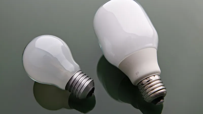 Klasická a úsporná žárovka
