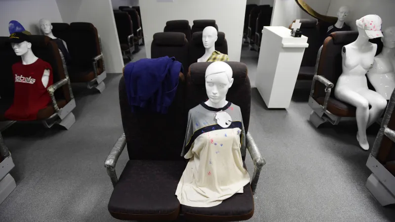 Tréninková kopie vnitřku letadla