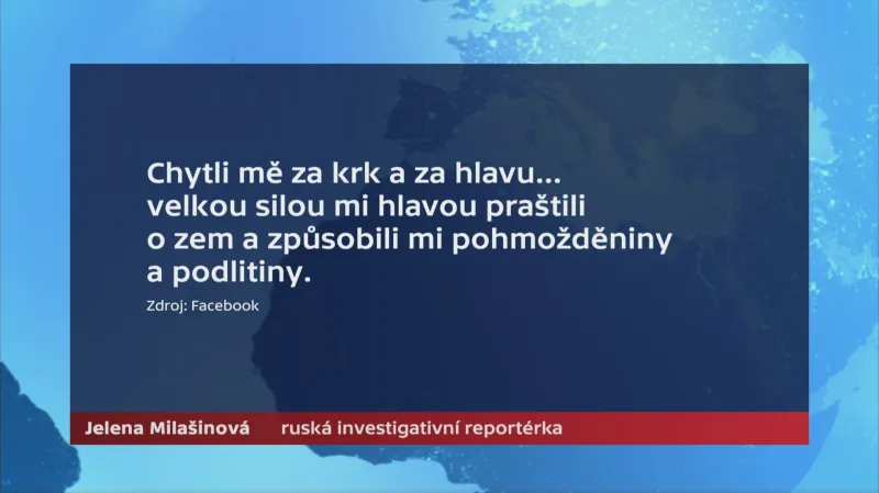 Popis události na facebookovém profilu Jeleny Milašinové