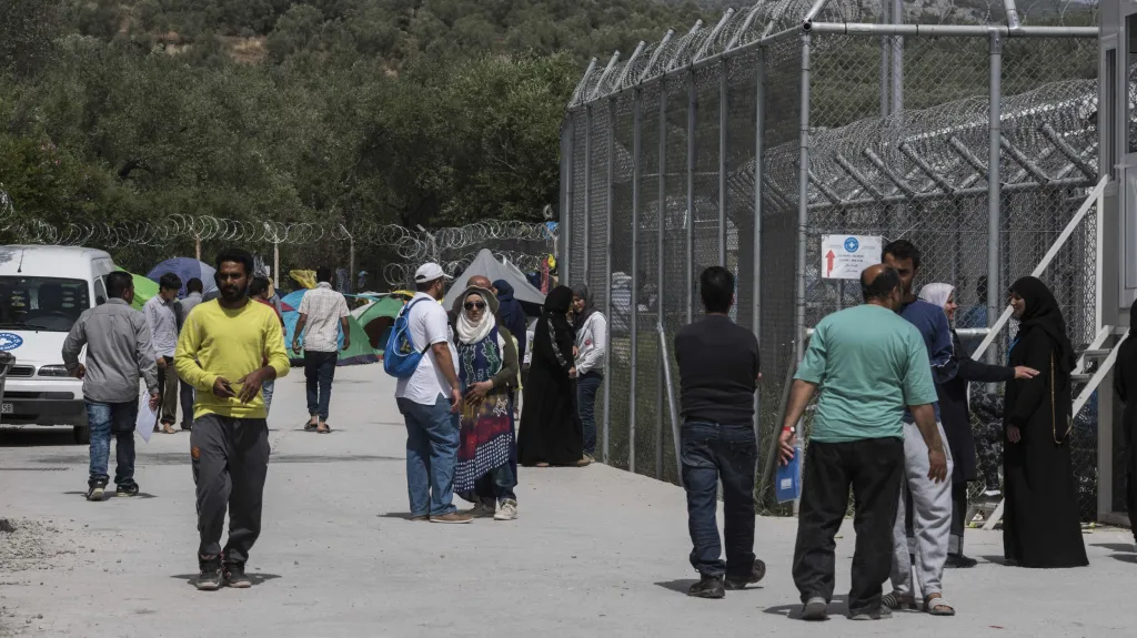 Tábor Moria na ostrově Lesbos