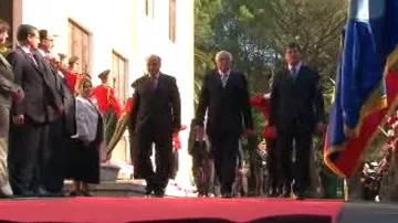 Václav Klaus na návštěvě Albánie