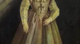Obraz ze sbírky arcivévody Ferdinanda, Magdalena Gonsalvo, dívka z rodiny postižené nadměrným ochlupením, kol. 1580