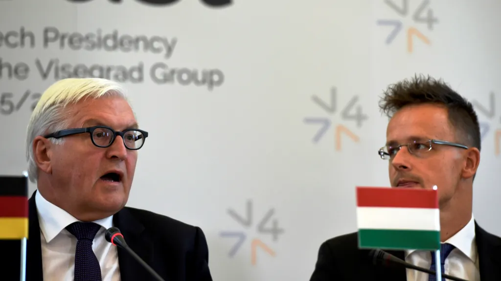 Frank-Walter Steinmeier a Péter Szijjártó