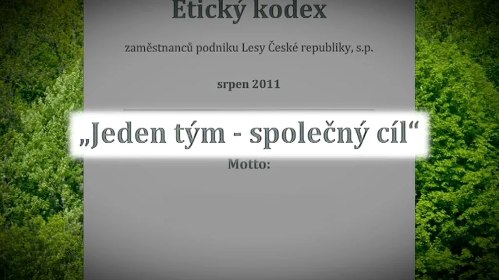 Etický kodex Lesů ČR