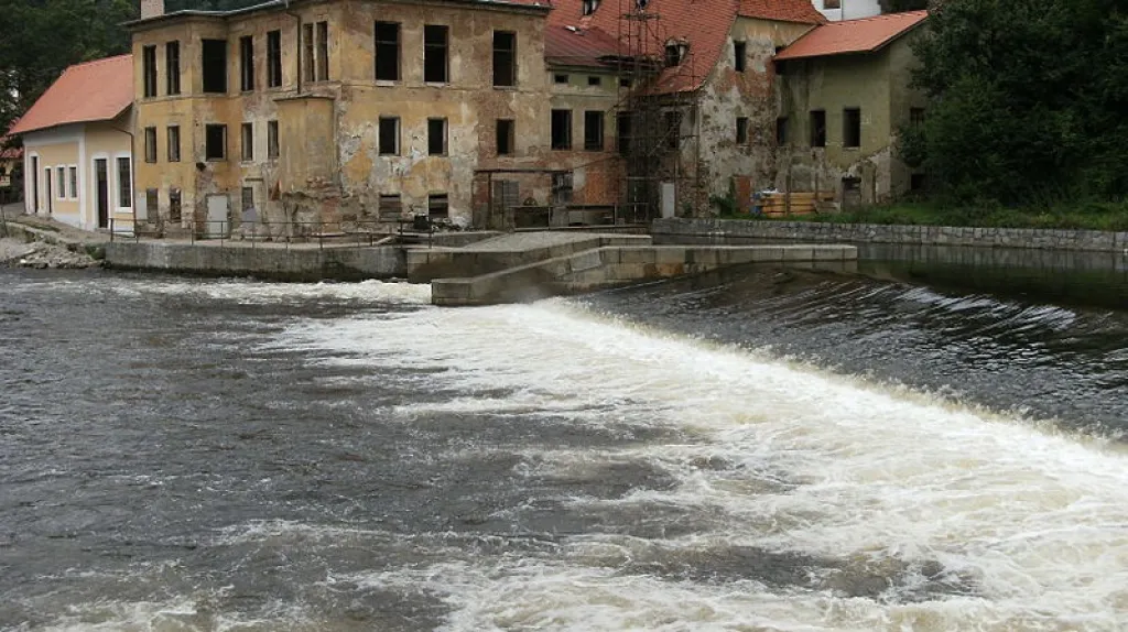 Vltava v Českém Krumlově