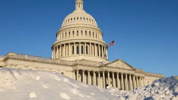 Následky sněhové bouře v USA
