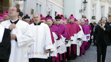 Návrat kardinála Josefa Berana do katedrály svatého Víta