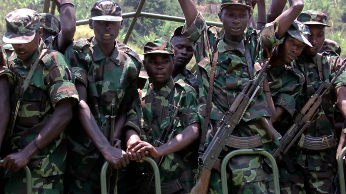 Příslušníci rwandské armády
