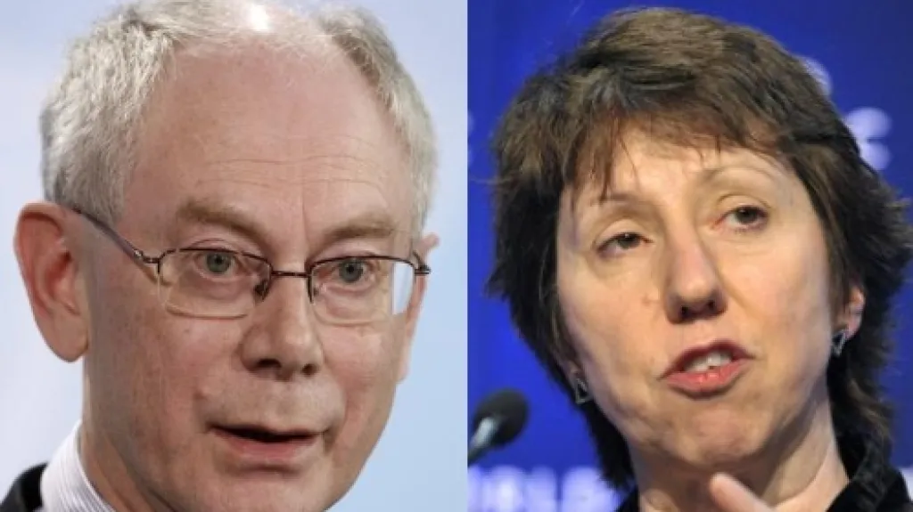 Herman Van Rompuy a Catherine Ashtonová