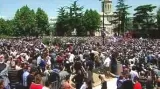 Opoziční demonstrace v Gruzii