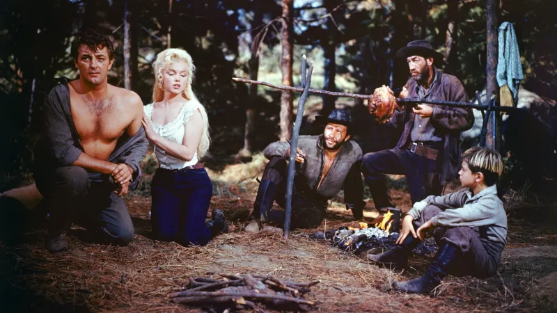 Robert Mitchum a Marilyn Monroe ve westernu Řeka do nenávratna (1954)
