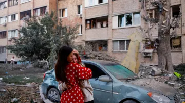 Ruský útok na Kyjev (28. 8. 2025)