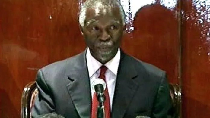 Thabo Mbeki oznámil uzavření dohody.