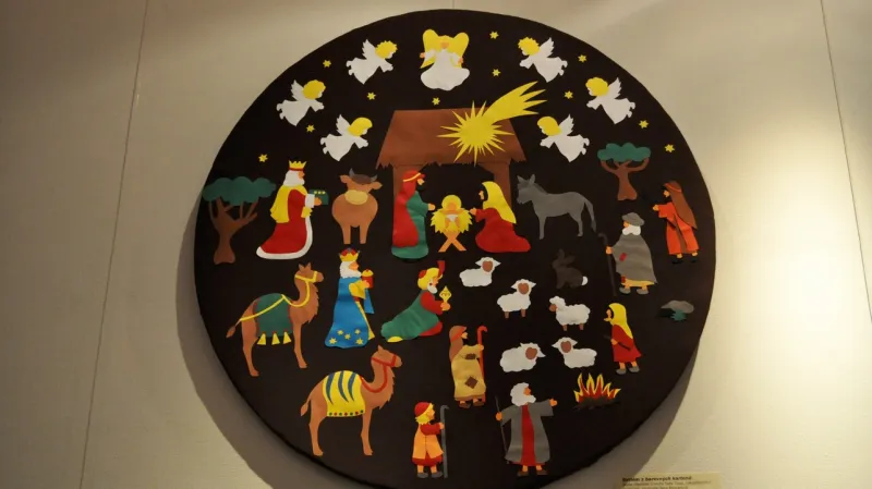 Z výstavy betlémů v Lounech