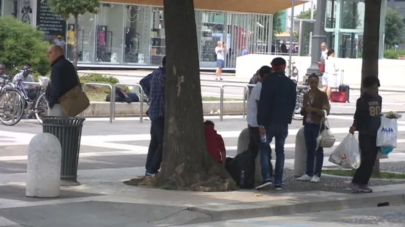 Uprchlíci v Miláně