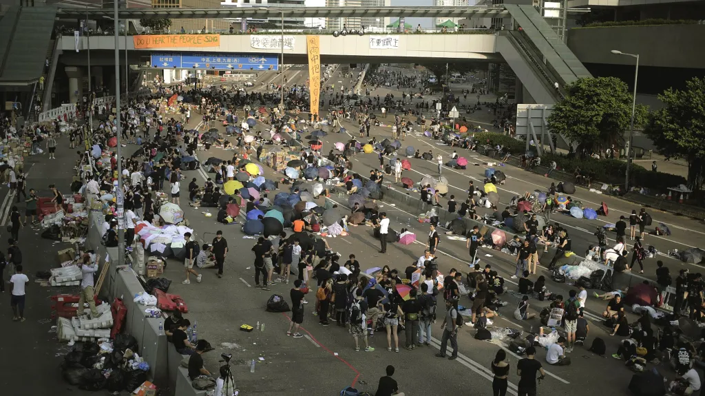 Protest v Hongkongu