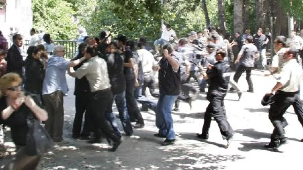 Demonstrace gruzínské opozice