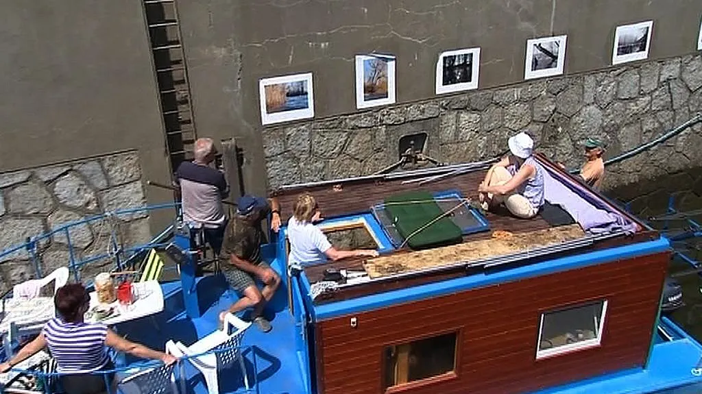 Fotografická výstava v plavební komoře