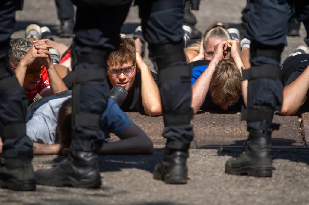 Cvičení složek IZS Pardubického kraje s názvem Street Violence 2024, 5. září 2024, Pardubice