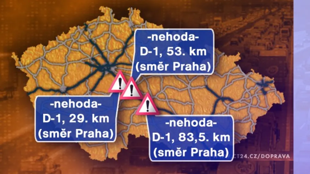 Dopravní situace v 9:00
