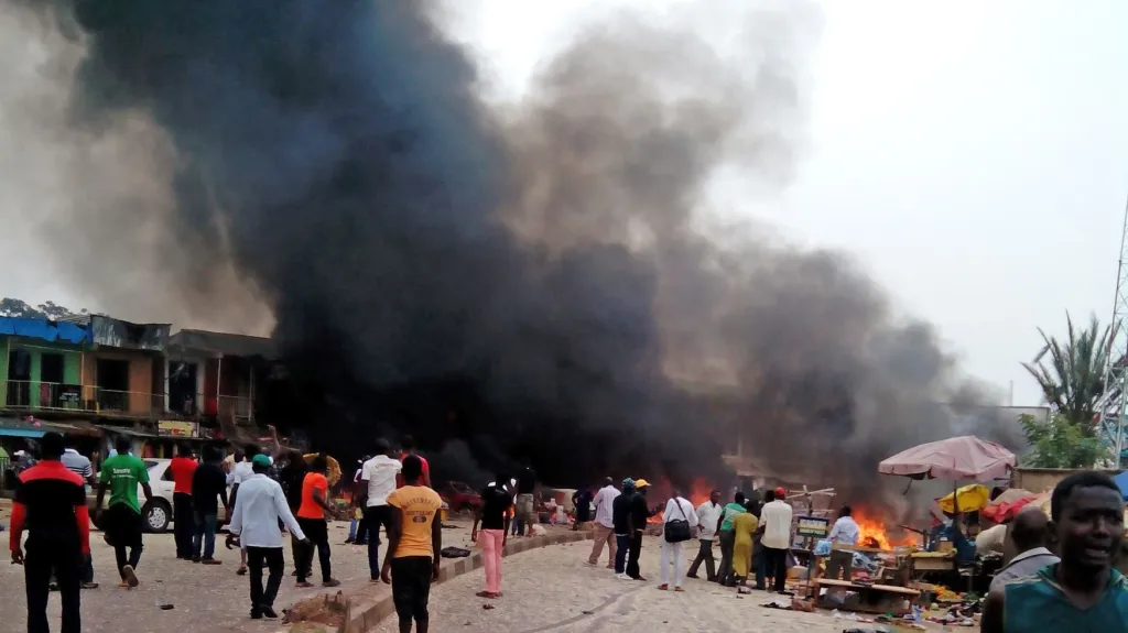 Exploze v nigerijském Josu