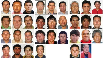 Uvěznění chilští horníci