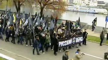 Demonstrace ruských nacionalistů