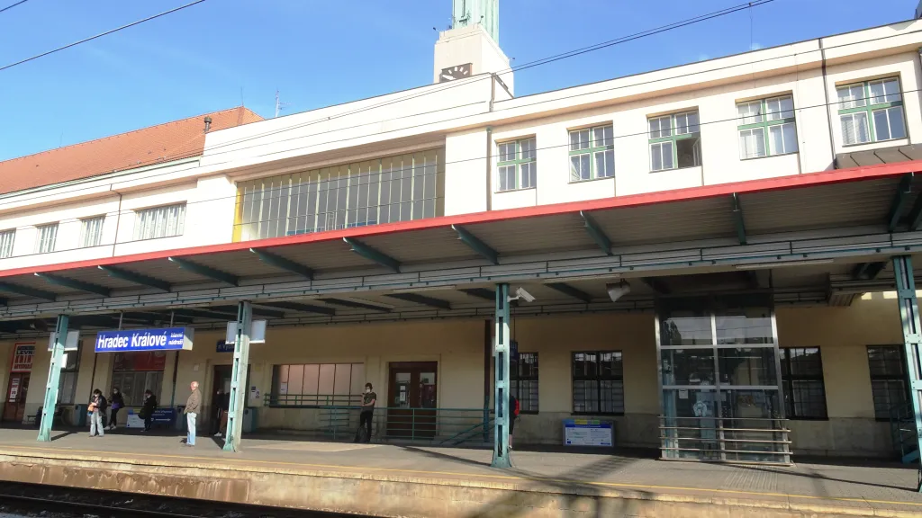 Hlavní nádraží v Hradci Králové