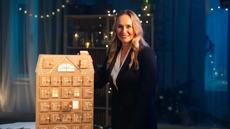 Lucie Výborná při Adventních koncertech ČT