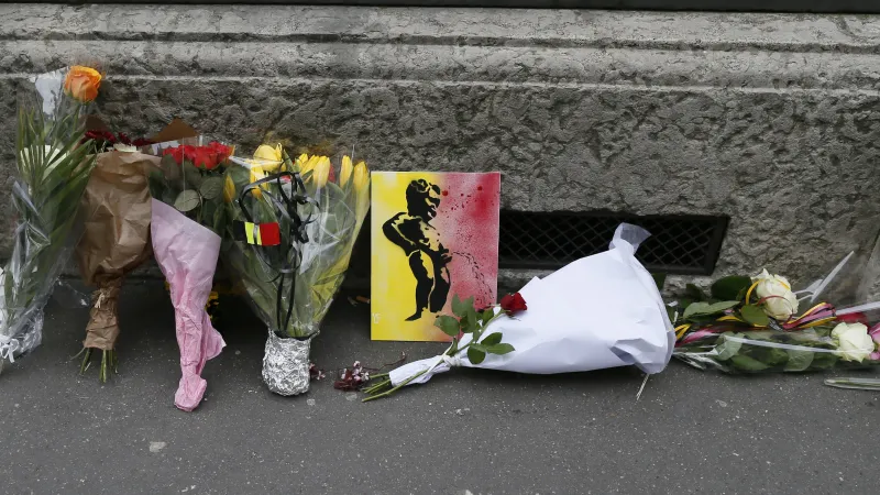 Květiny pro oběti teroru