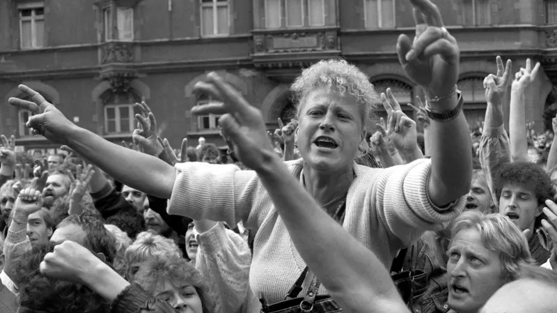 Demonstrace v Lipsku, září 1989