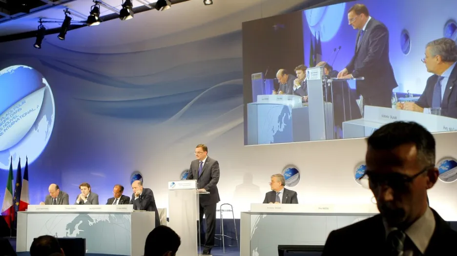 Petr Nečas na konferenci Nový svět