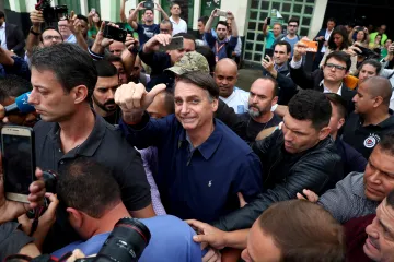 První kolo volby prezidenta Brazílie vyhrál krajně pravicový Bolsonaro