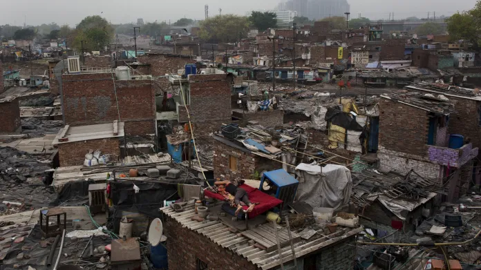 Indický slum