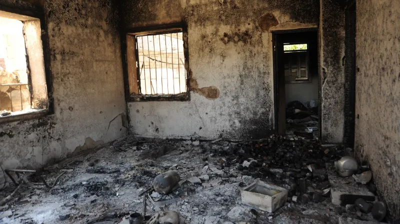 Následky masakru v Húlá