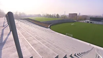 Fotbalový stadion Bazaly se proměňuje v tréninkový areál
